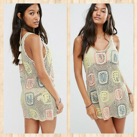 Wildfox Other - NWT WILDFOX DRESS CROCHET SABRINA FUN GRANNY SZ M